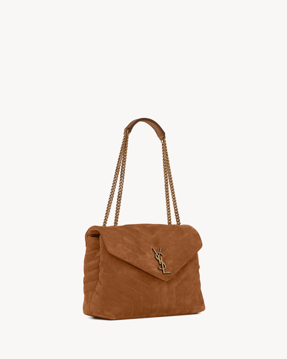 Replicate YSL Loulou Medium in Quilted Suede(1:1 replica)