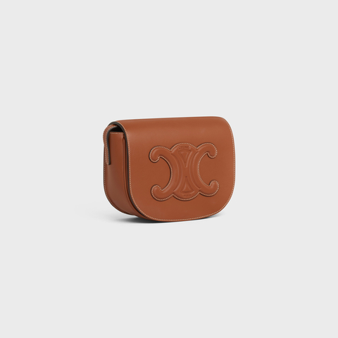 Replicate FOLCO CUIR TRIOMPHE IN SMOOTH CALFSKIN TAN(1:1 replica)