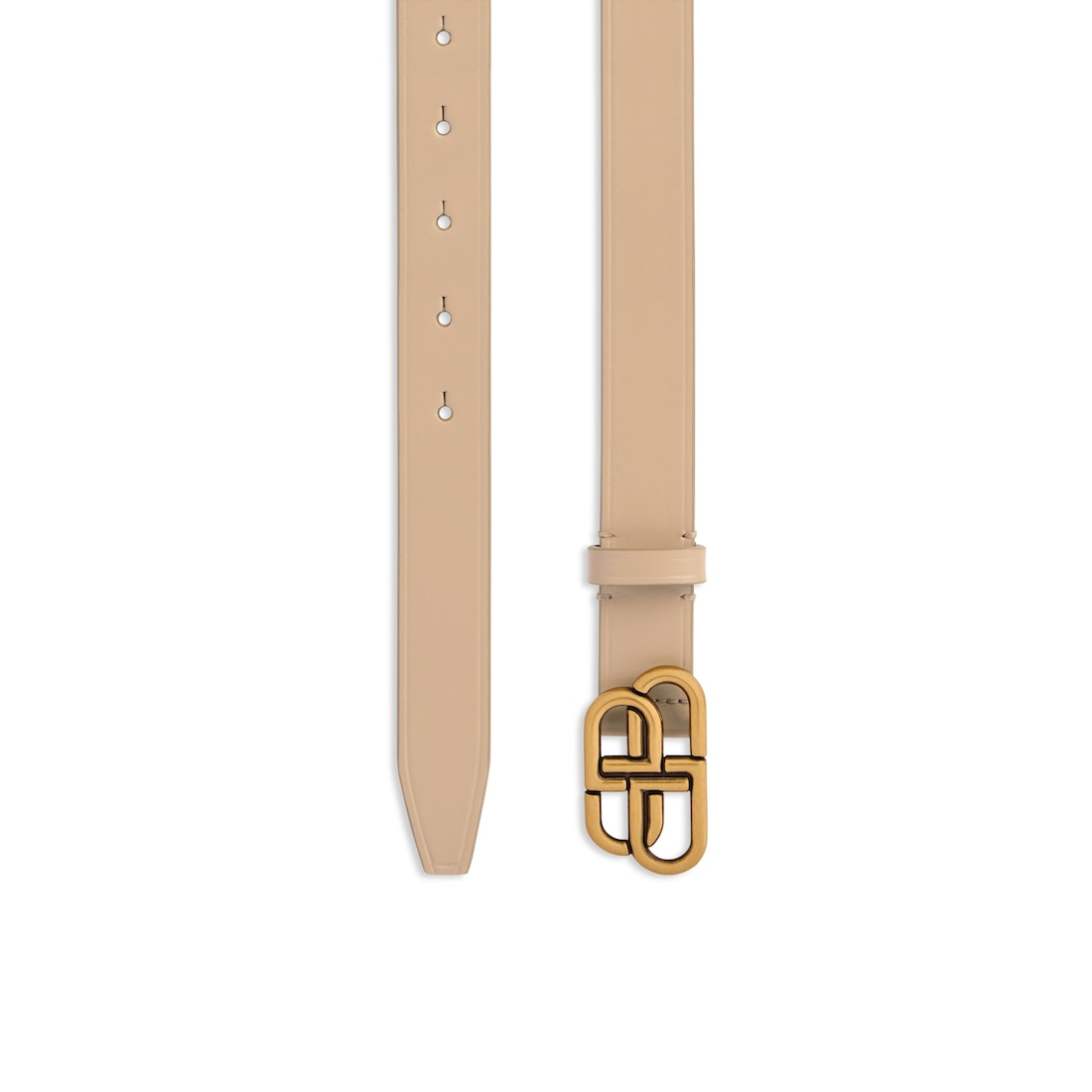 Replicate Women s Bb Thin Belt in Latte(1:1 replica)