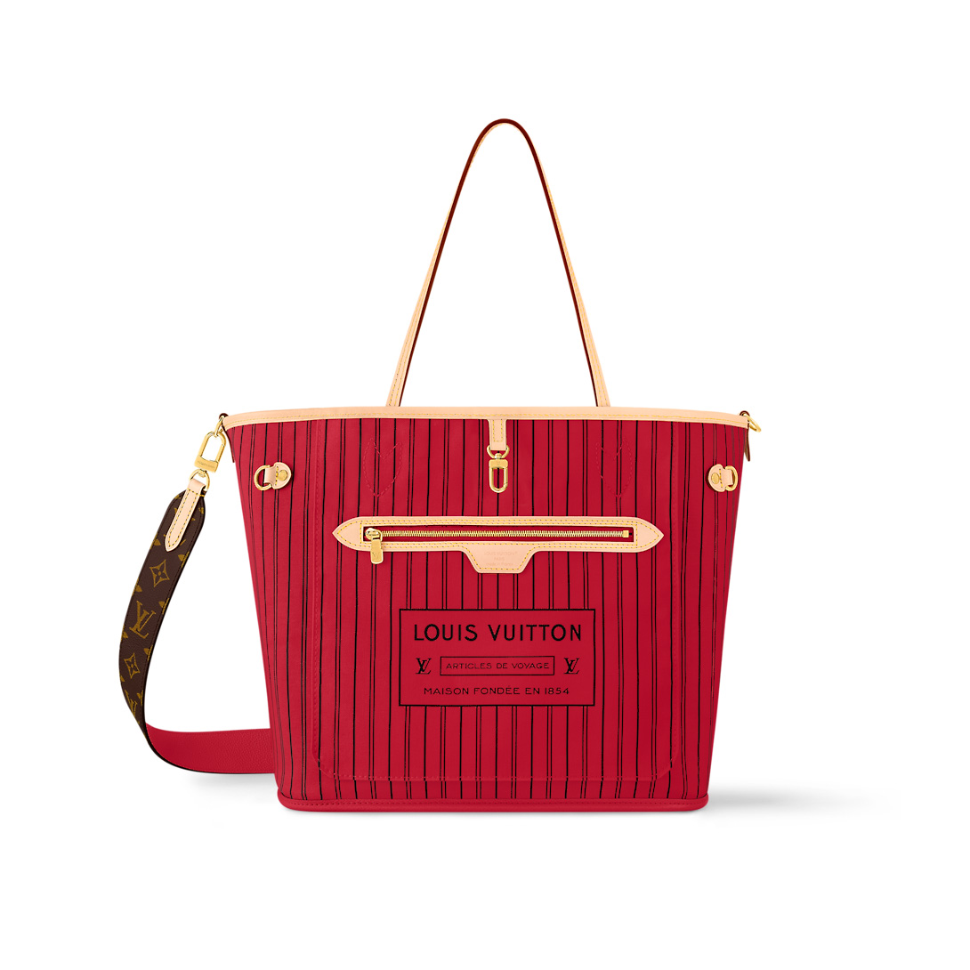 Replicate Louis Vuitton Neverfull Bandoulière Inside Out MM M12096(1:1 replica)