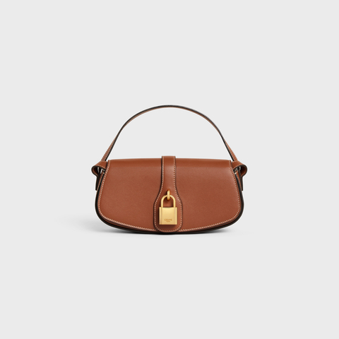 Replicate CLUTCH ON STRAP TABOU IN SMOOTH CALFSKIN TAN(1:1 replica)