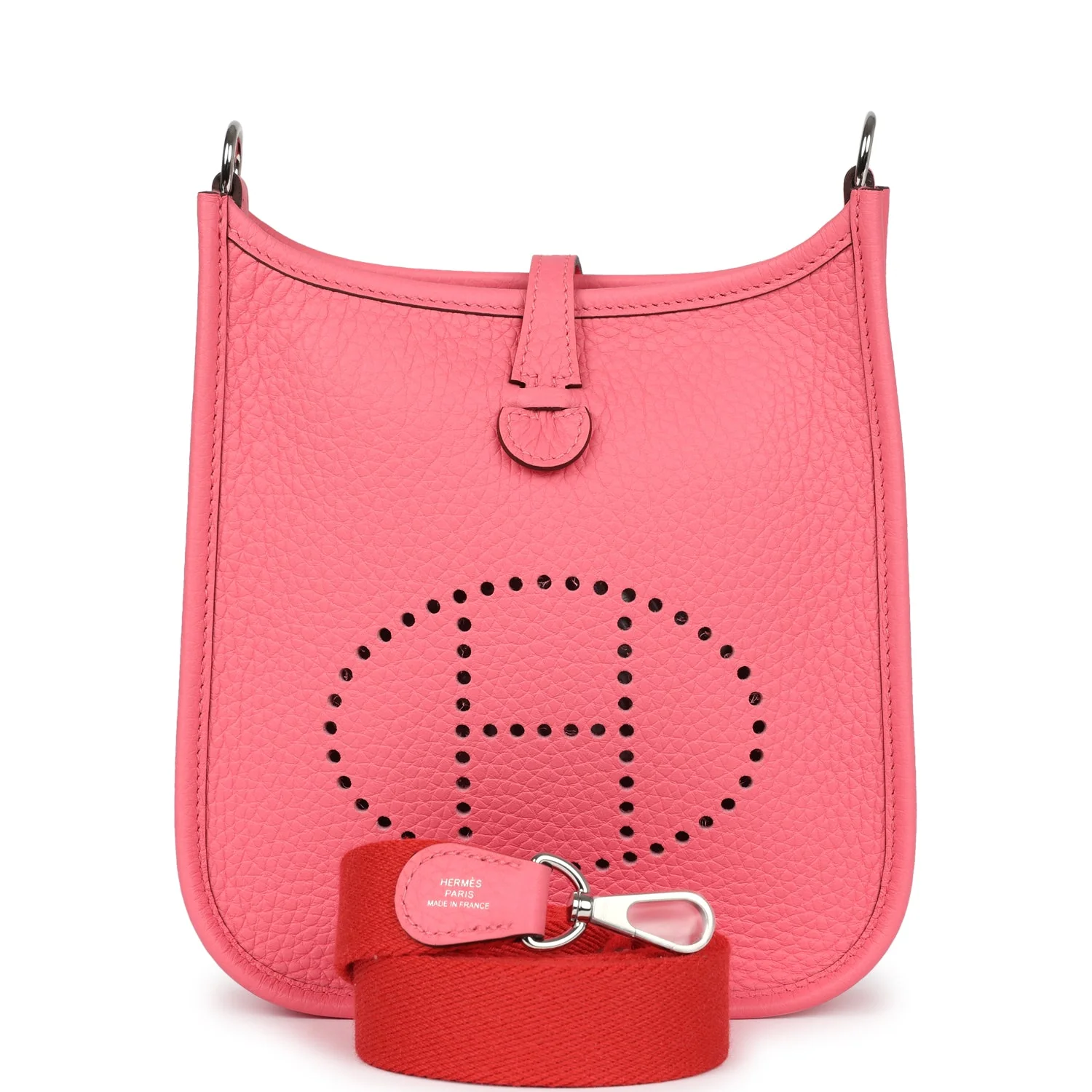 Replicate Hermes Evelyne TPM Rose Azalee Clemence Palladium Hardware(1:1 replica)