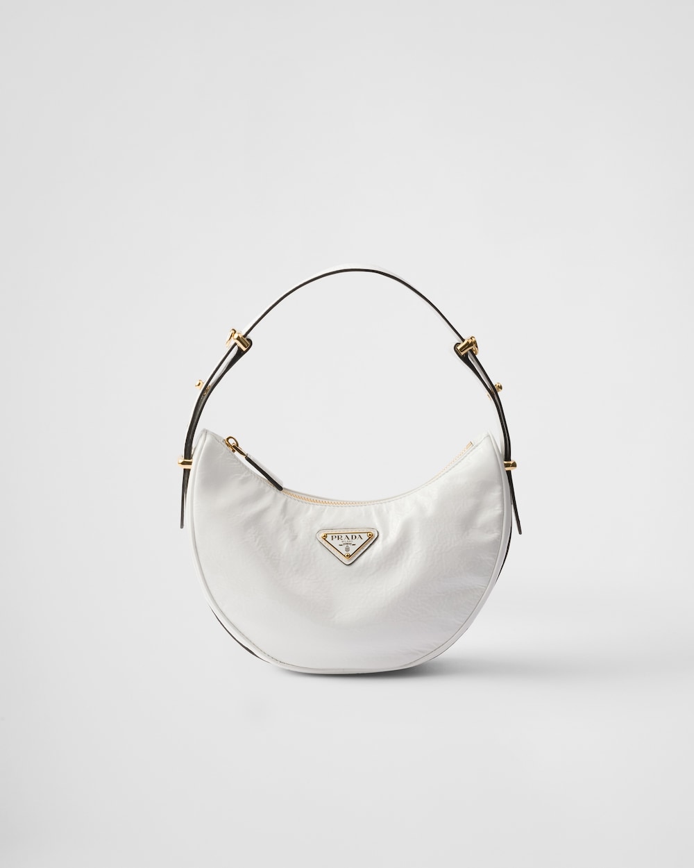 Replicate Prada Arqué Naplak Patent Leather Shoulder Bag(1:1 replica)