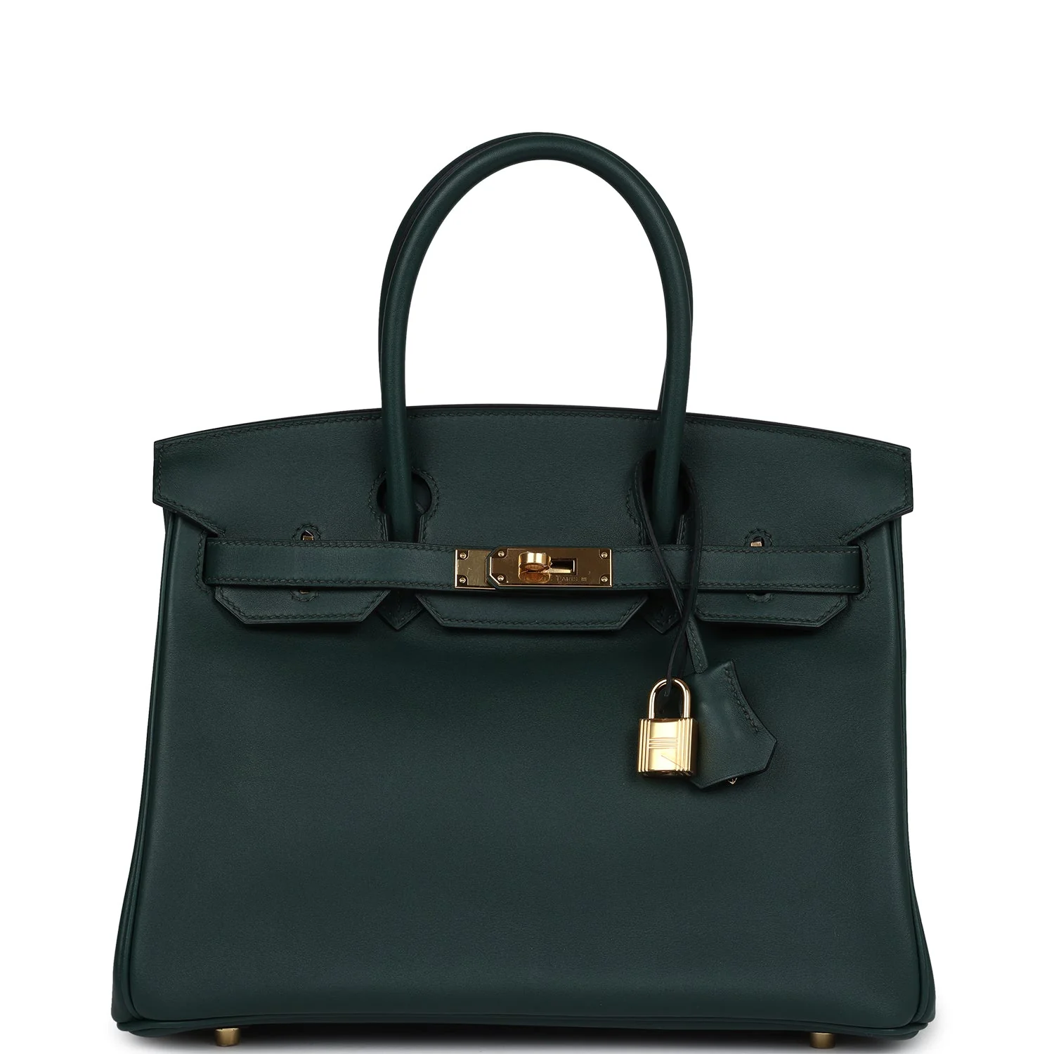 Replicate Hermes Birkin 30 Vert Tropical Jonathan Gold Hardware(1:1 replica)