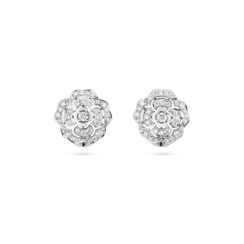 Replicate Bouton de Camélia earrings(1:1 replica)