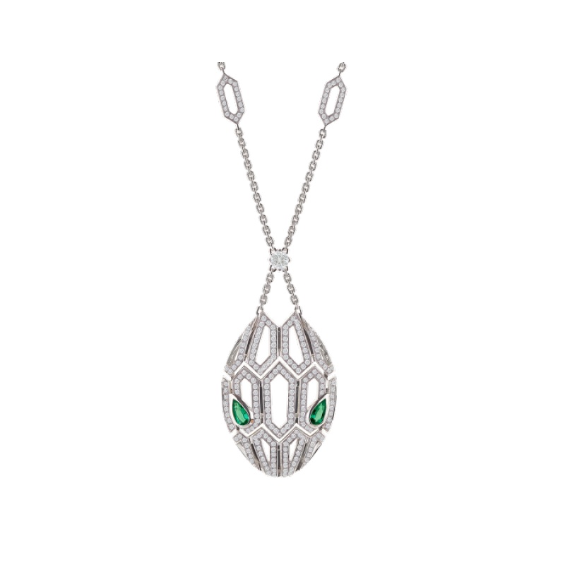 Replicate Serpenti Seduttori gilded snake necklace(1:1 replica)
