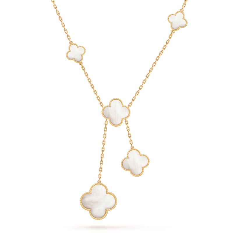 Replicate Magic Alhambra necklace, 6 motifs(1:1 replica)