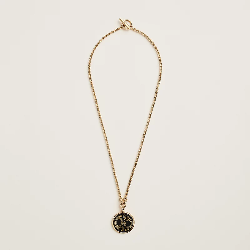 Replicate Medaille Bijou Deux Cors necklace, small model(1:1 replica)
