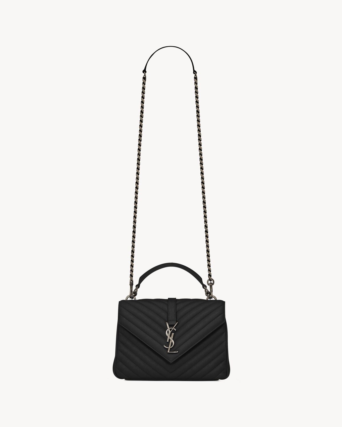 Replicate YSL College Medium in Quilted Leather(1:1 replica)