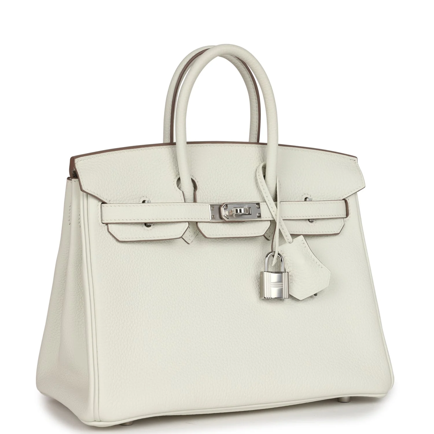 Replicate Hermes Birkin 25 Mushroom Togo Palladium Hardware(1:1 replica)