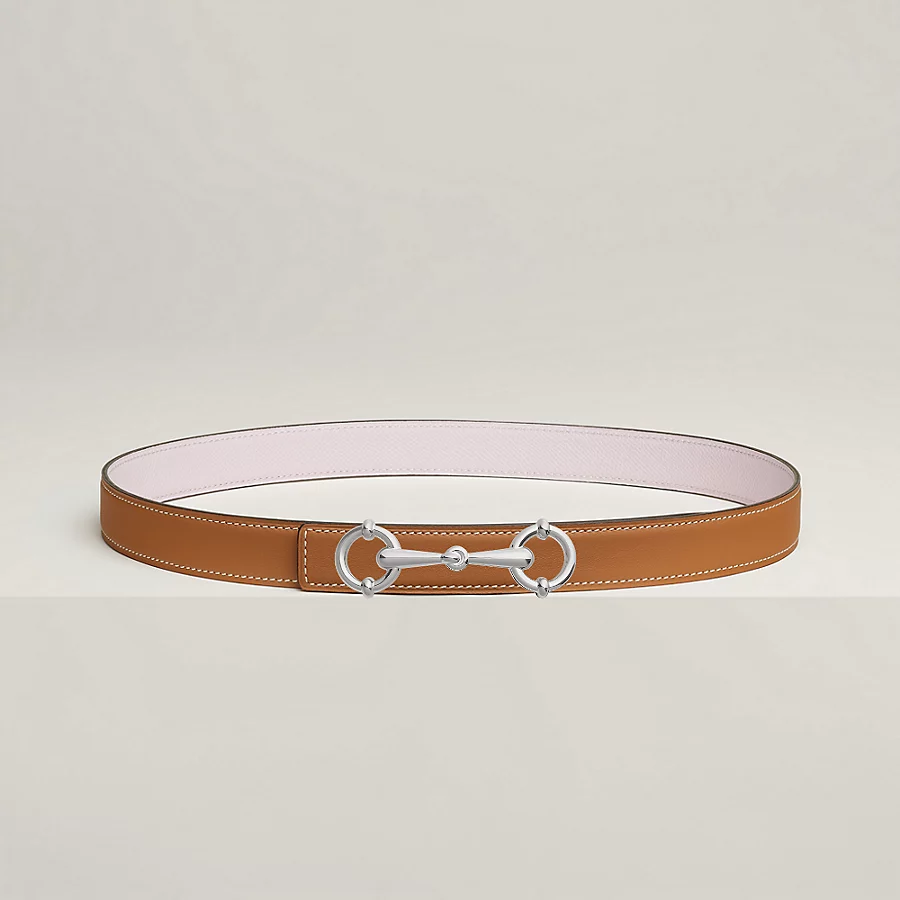 Replicate Lady Rider belt buckle   Reversible leather strap 24 mm(1:1 replica)