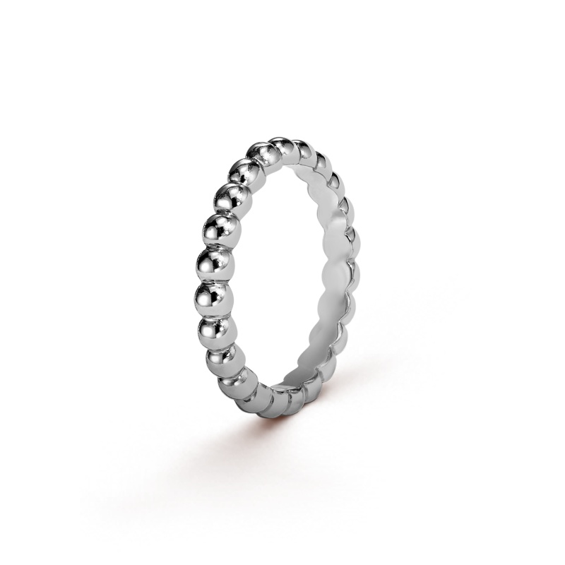 Replicate Perlée pearls of gold ring, medium model(1:1 replica)
