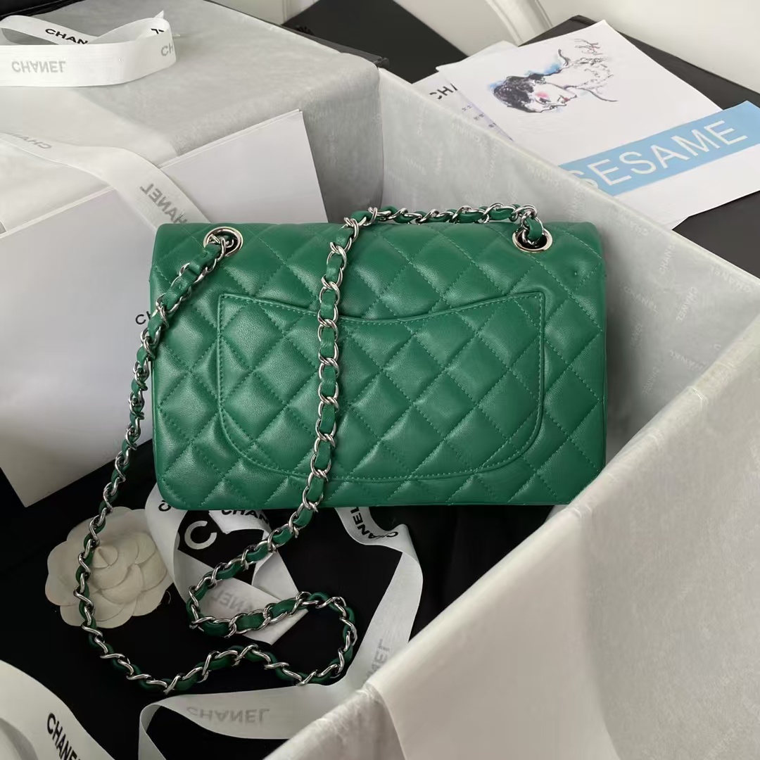 Replicate Chanel Small Classic Handbag Silver Hardware(1:1 replica)