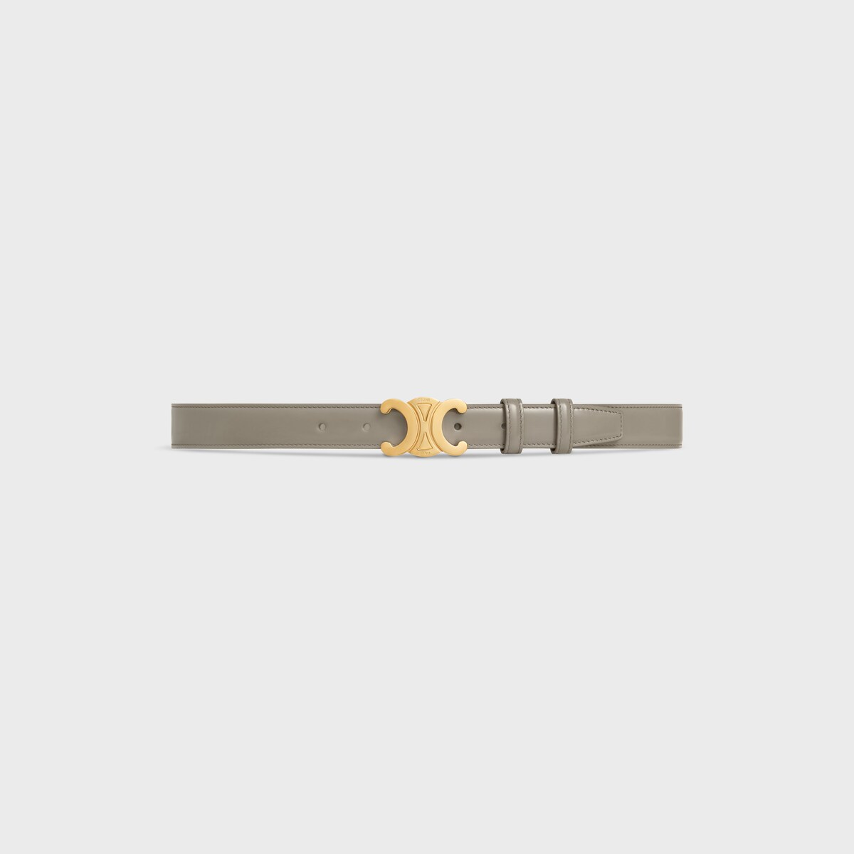 Replicate Medium Triomphe Belt in Taurillon Leather(1:1 replica)