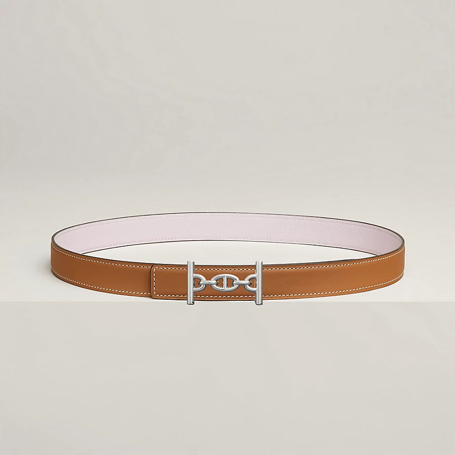 Replicate Lagune belt buckle   Reversible leather strap 24 mm(1:1 replica)