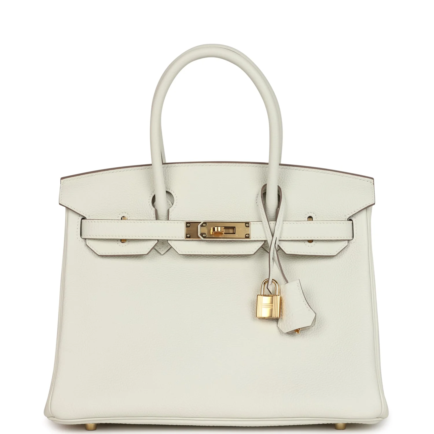 Replicate Hermes Birkin 30 Mushroom Togo Gold Hardware(1:1 replica)