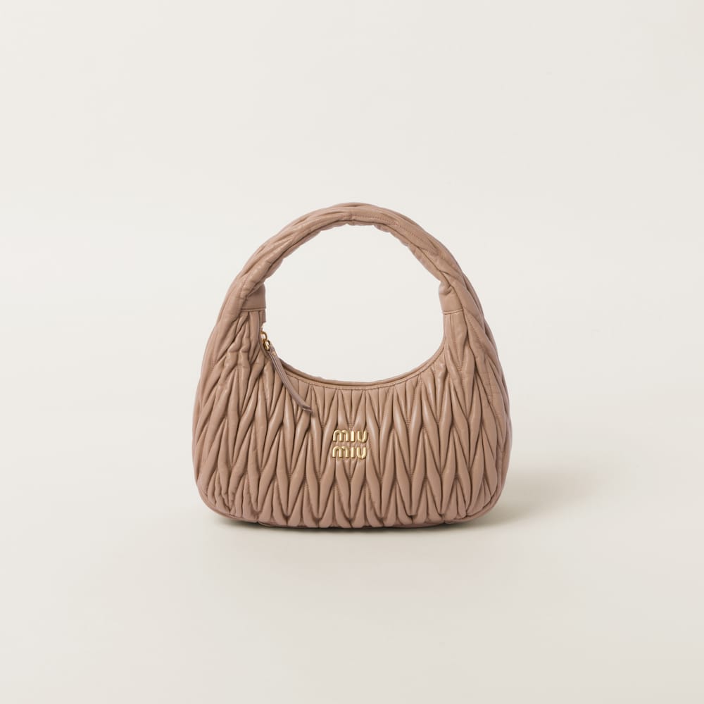 Replicate Large wander matelassé nappa leather hobo bag(1:1 replica)