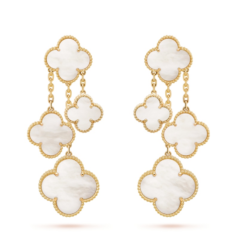 Replicate Magic Alhambra earrings, 4 motifs(1:1 replica)