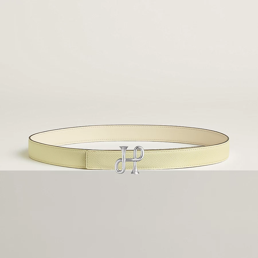 Replicate Cor Baroque belt buckle   Reversible leather strap 24 mm(1:1 replica)