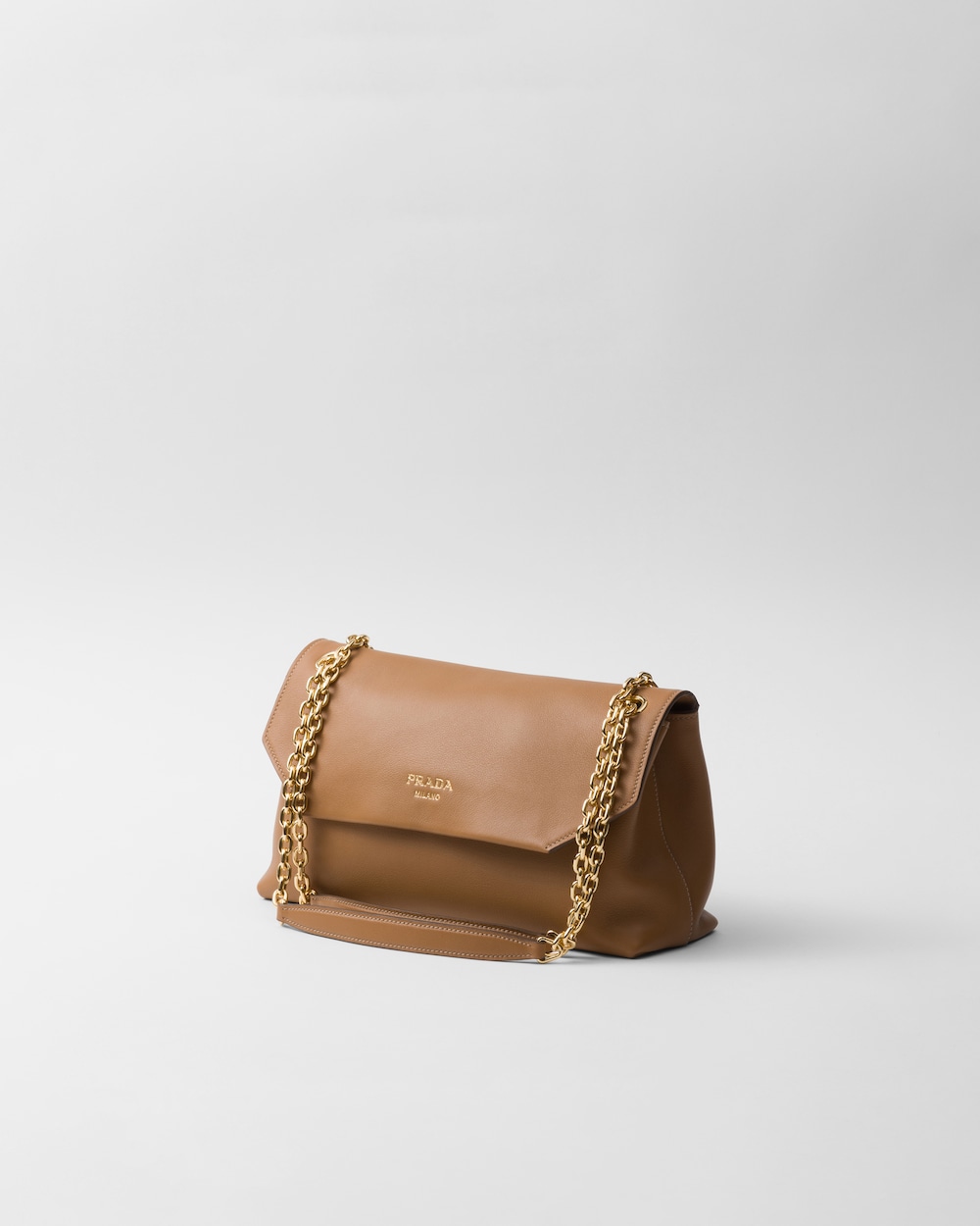 Replicate Prada Doux Medium Leather Shoulder Bag(1:1 replica)