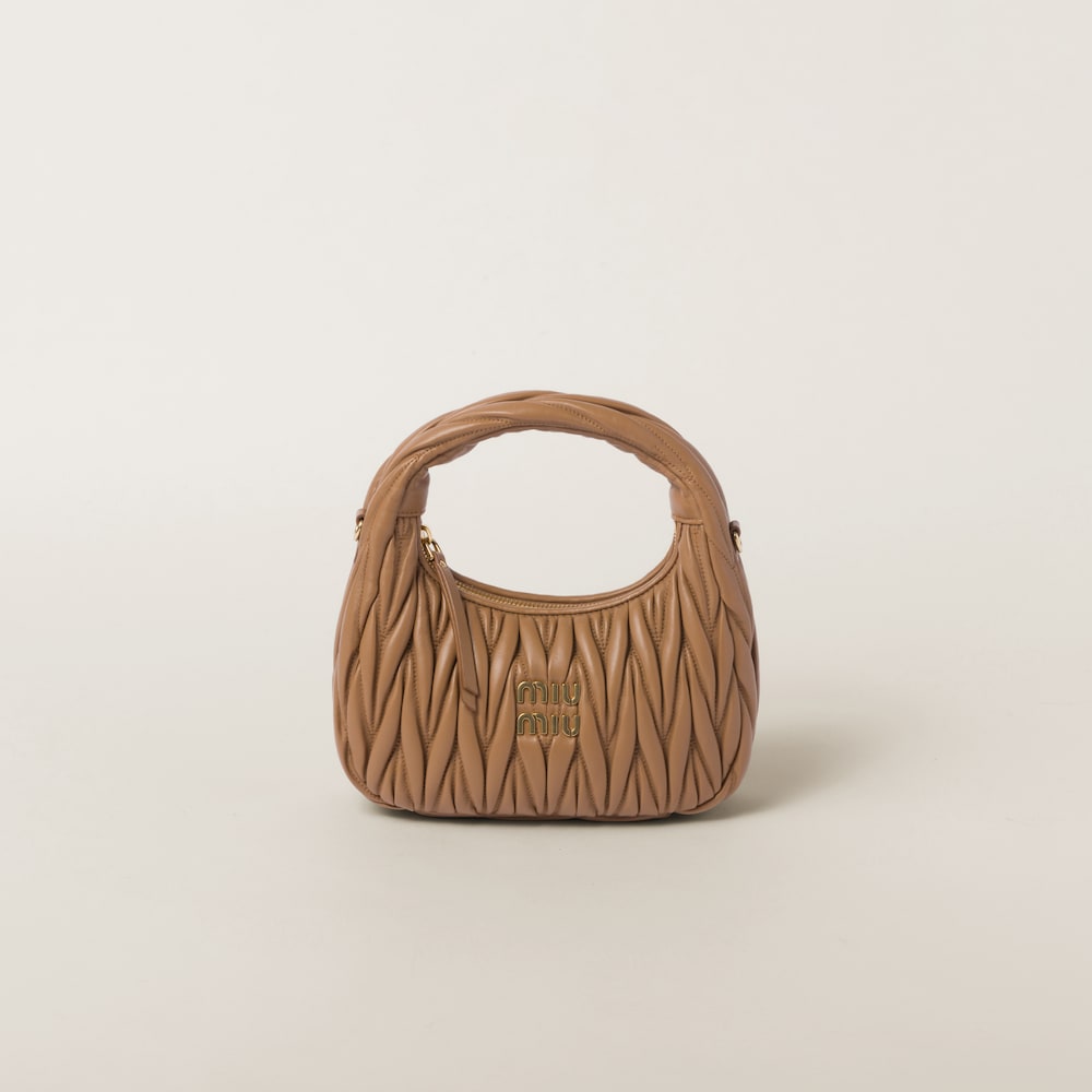 Replicate Wander matelassé nappa leather hobo bag(1:1 replica)