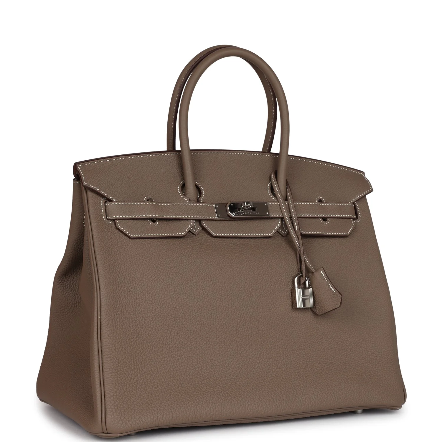 Replicate Hermes Birkin 35 Etoupe Togo Palladium Hardware(1:1 replica)