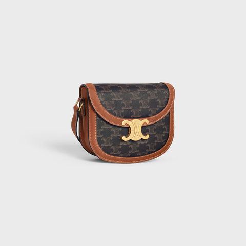Replicate BESACE CLEA IN TRIOMPHE CANVAS AND CALFSKIN TAN(1:1 replica)