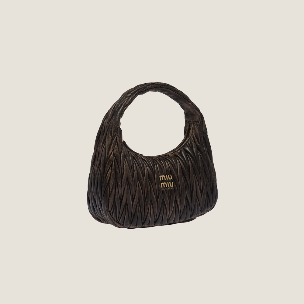 Replicate Large wander matelassé nappa leather hobo bag(1:1 replica)