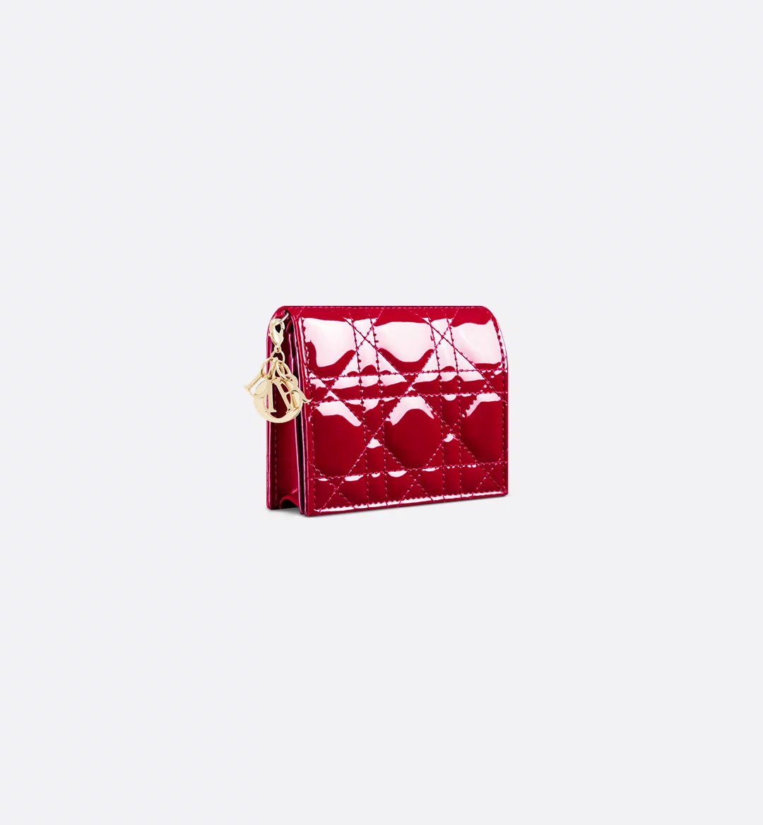 Replicate Mini Lady Dior Gardenia Wallet(1:1 replica)