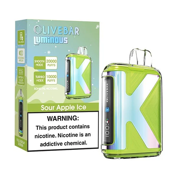 Olive Bar Luminous 20K Disposable Vape 5% (20000 Puffs) - BIMO vape us
