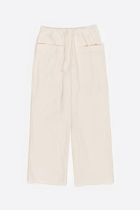 BIMBA Y LOLA Off-white maxi corduroy pockets mini trousers