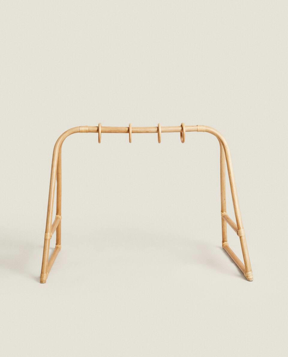 RATTAN BABY GYM