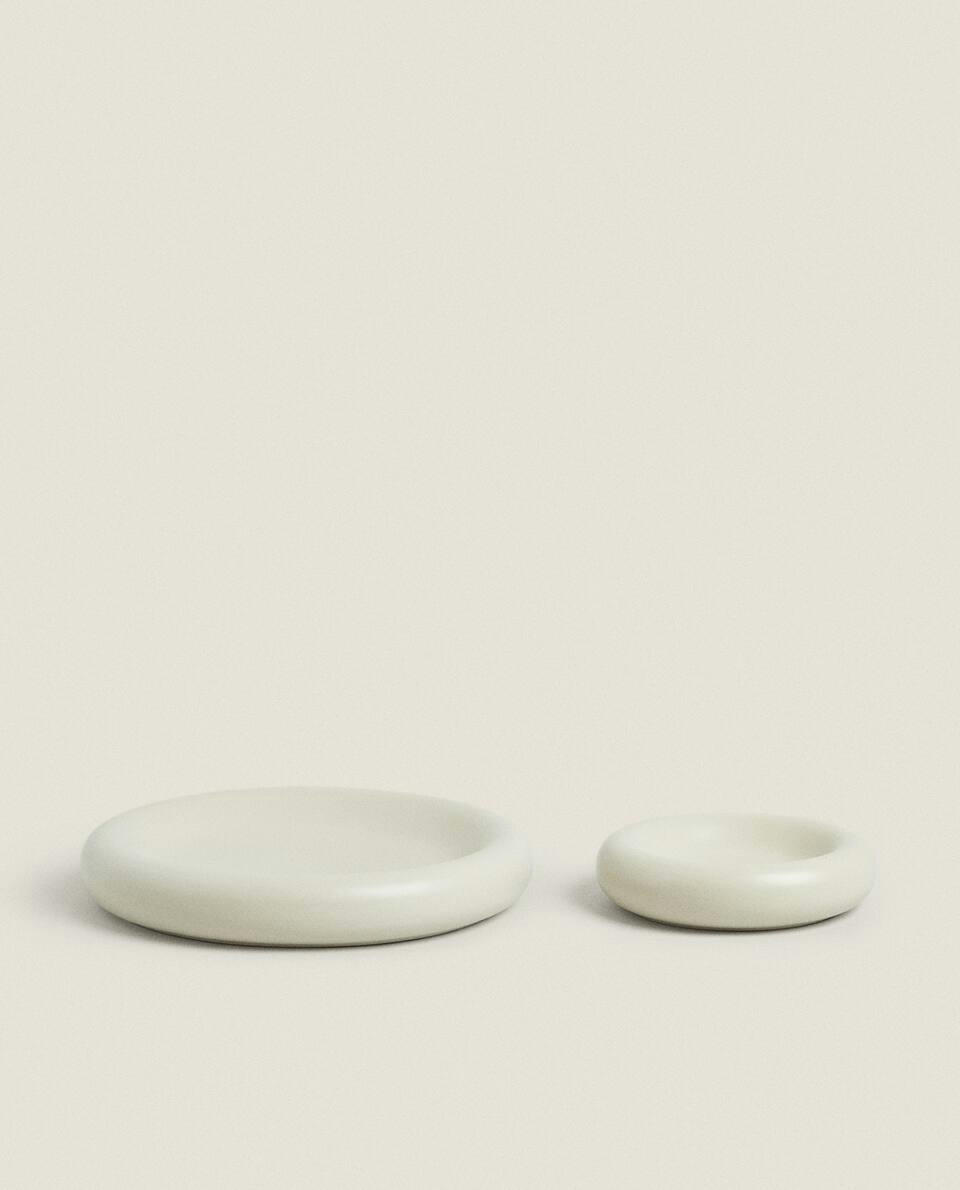 DECORATIVE STONEWARE BOWL