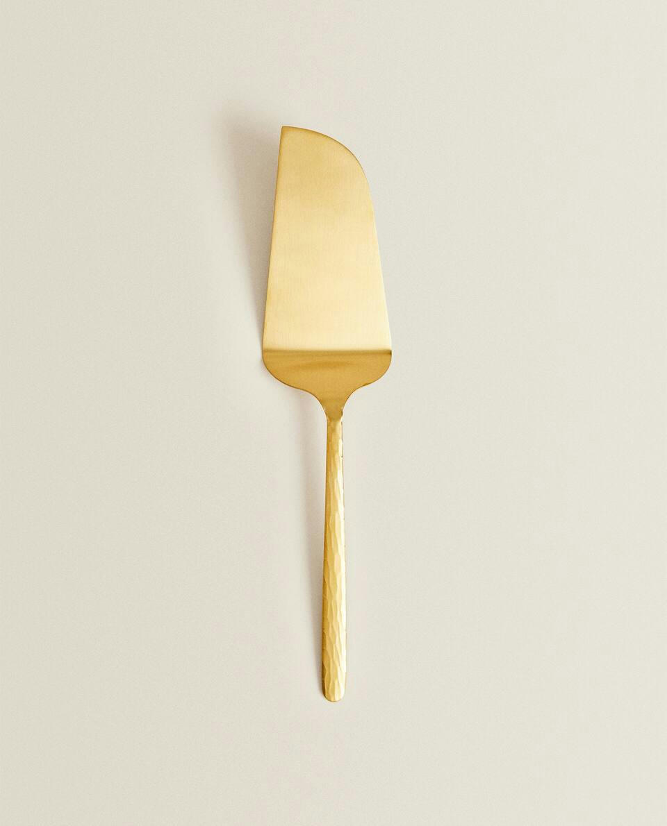 CAKE SLICE WITH HAMMERED HANDLE