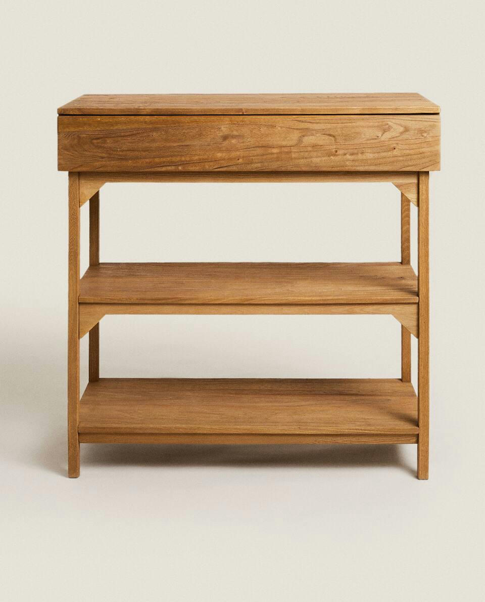 WOODEN STORAGE UNIT