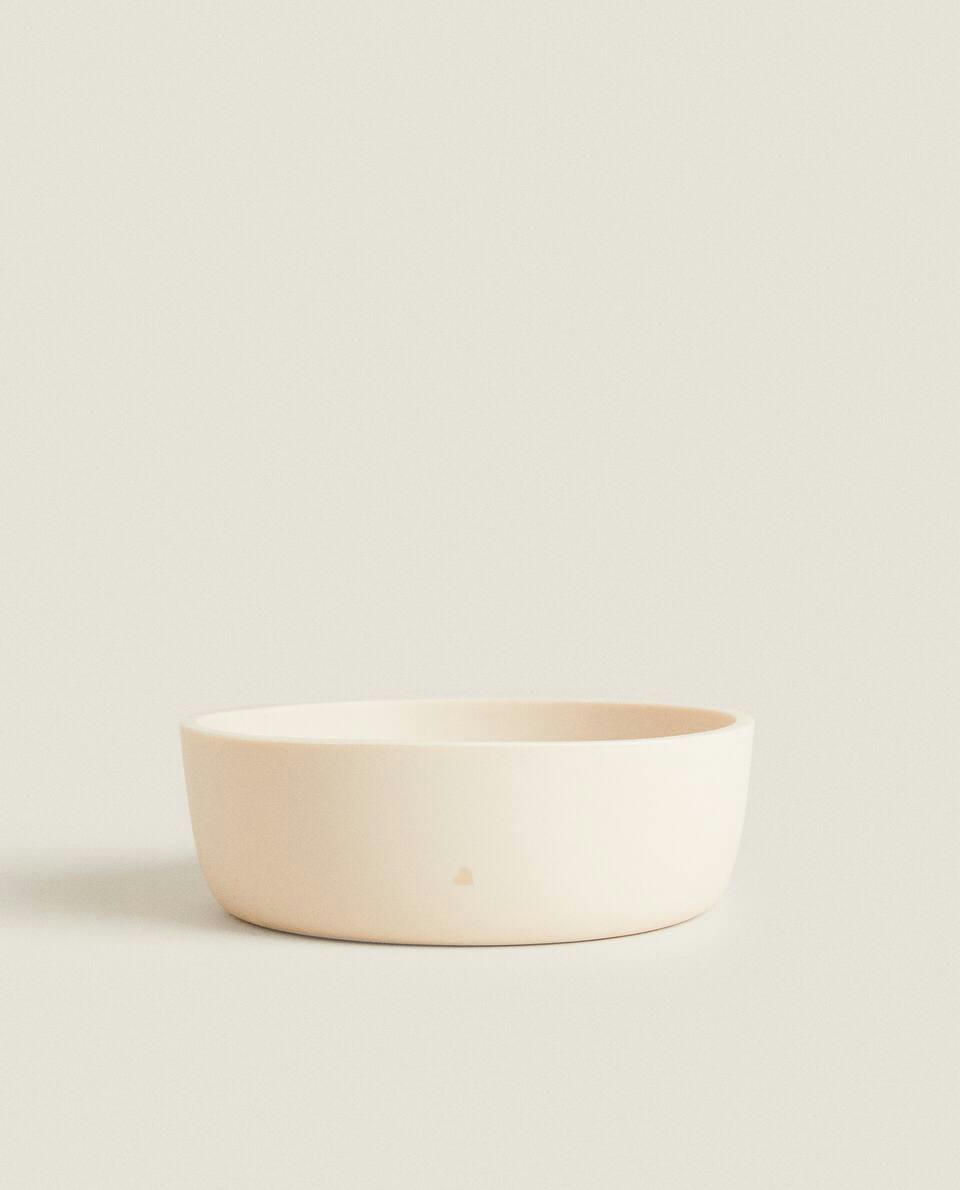 SILICONE HEART BOWL