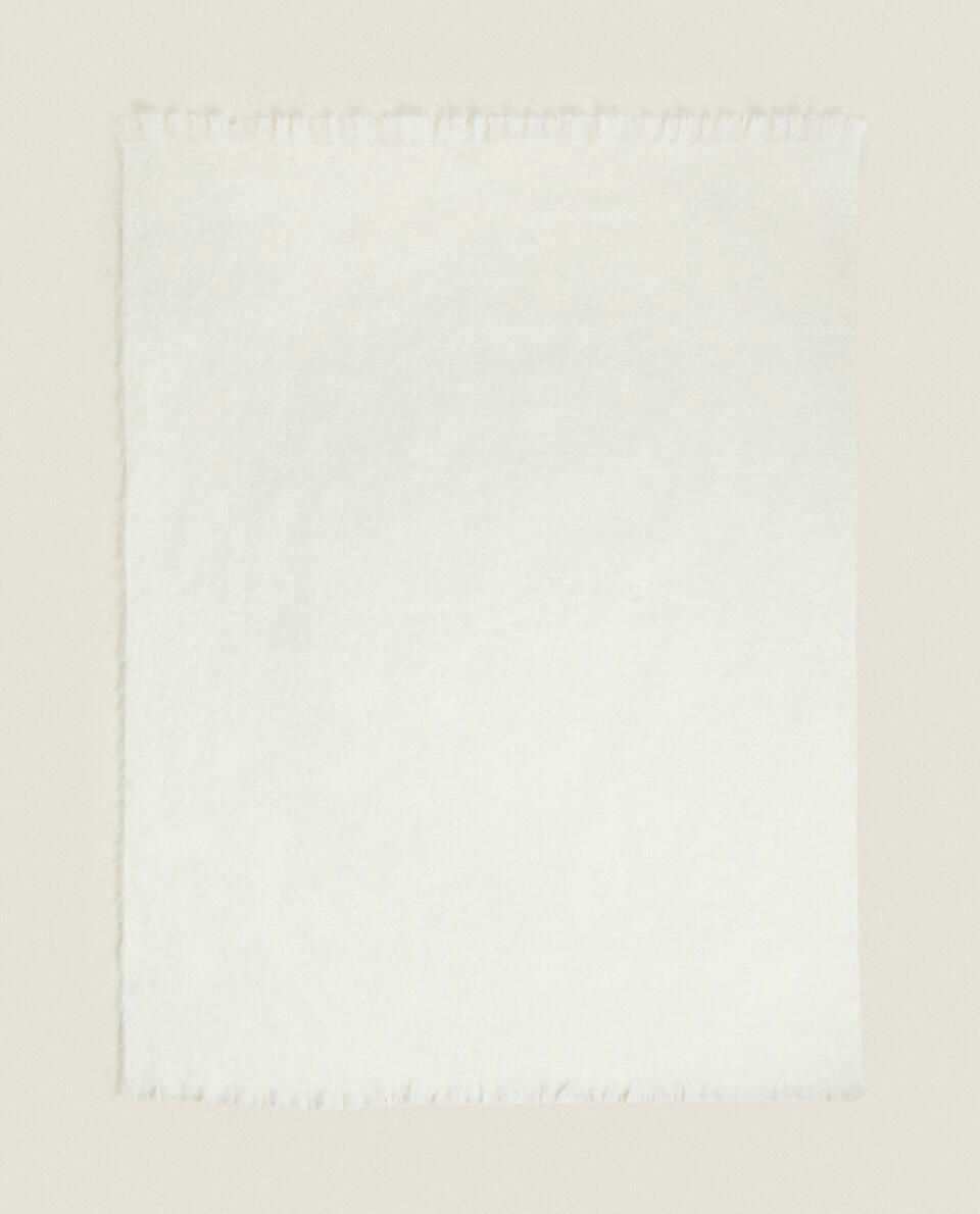 CARDED WOOL BLANKET