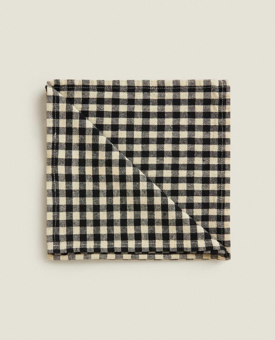 GINGHAM CHECK NAPKIN