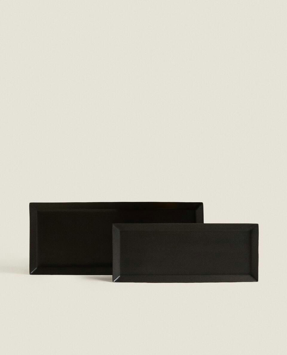 DECORATIVE RECTANGLE METAL TRAY