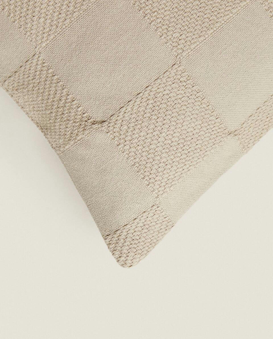 CHECK COTTON CUSHION COVER