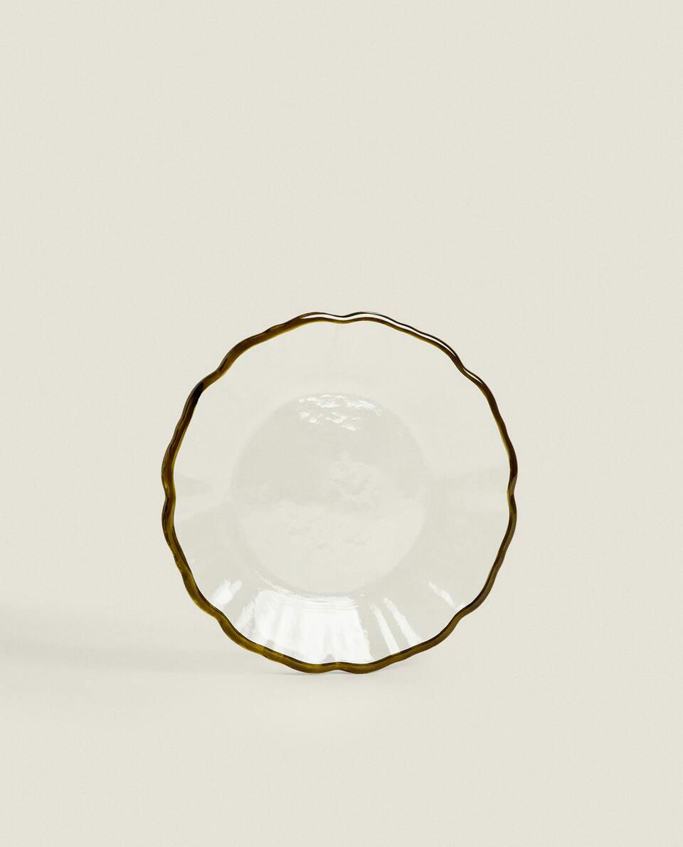 GLASS SIDE PLATE