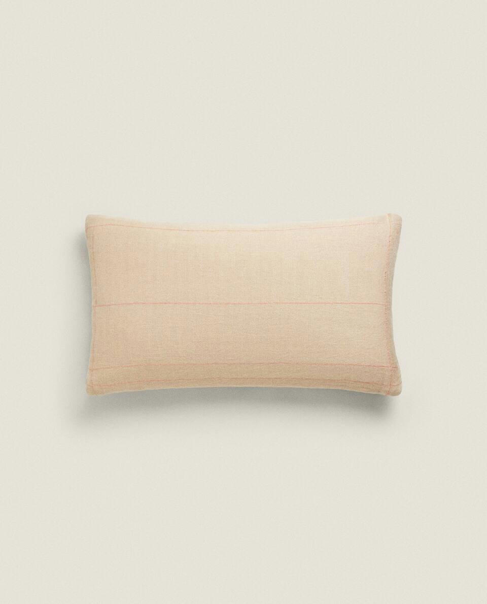 X áBBATTE ALPACA AND LINEN CUSHION