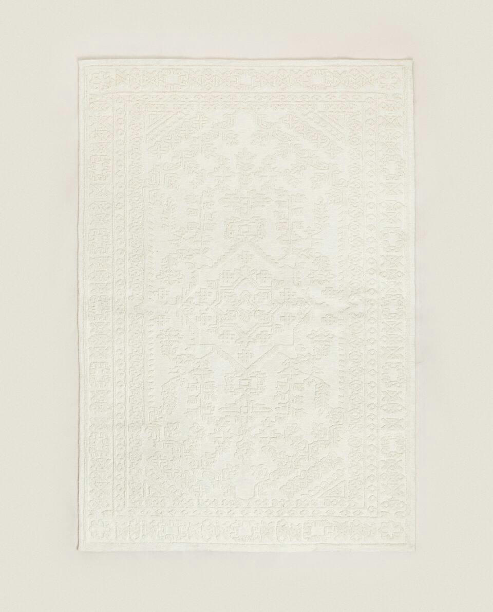FLORAL WOOL RUG