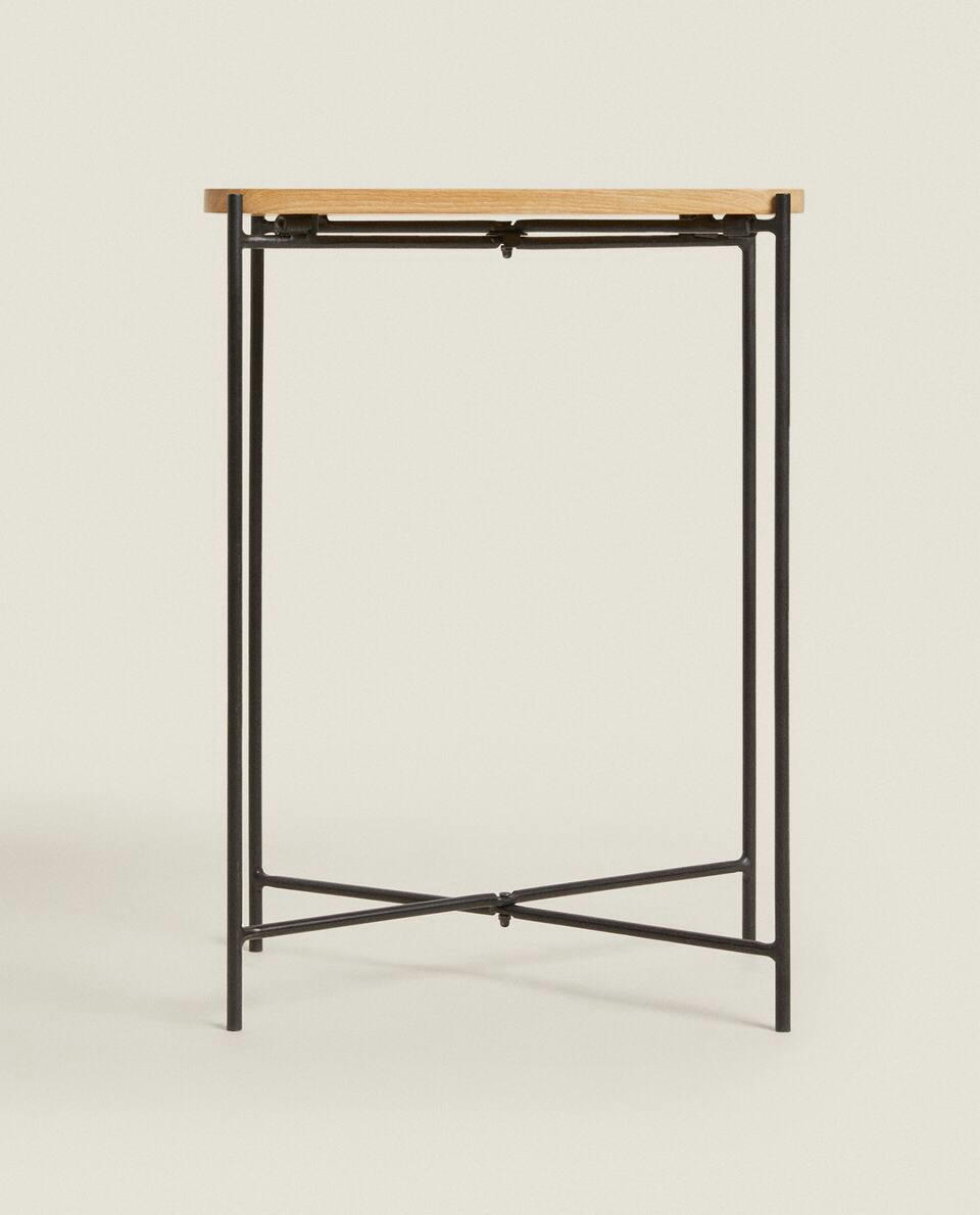 OAK SIDE TABLE
