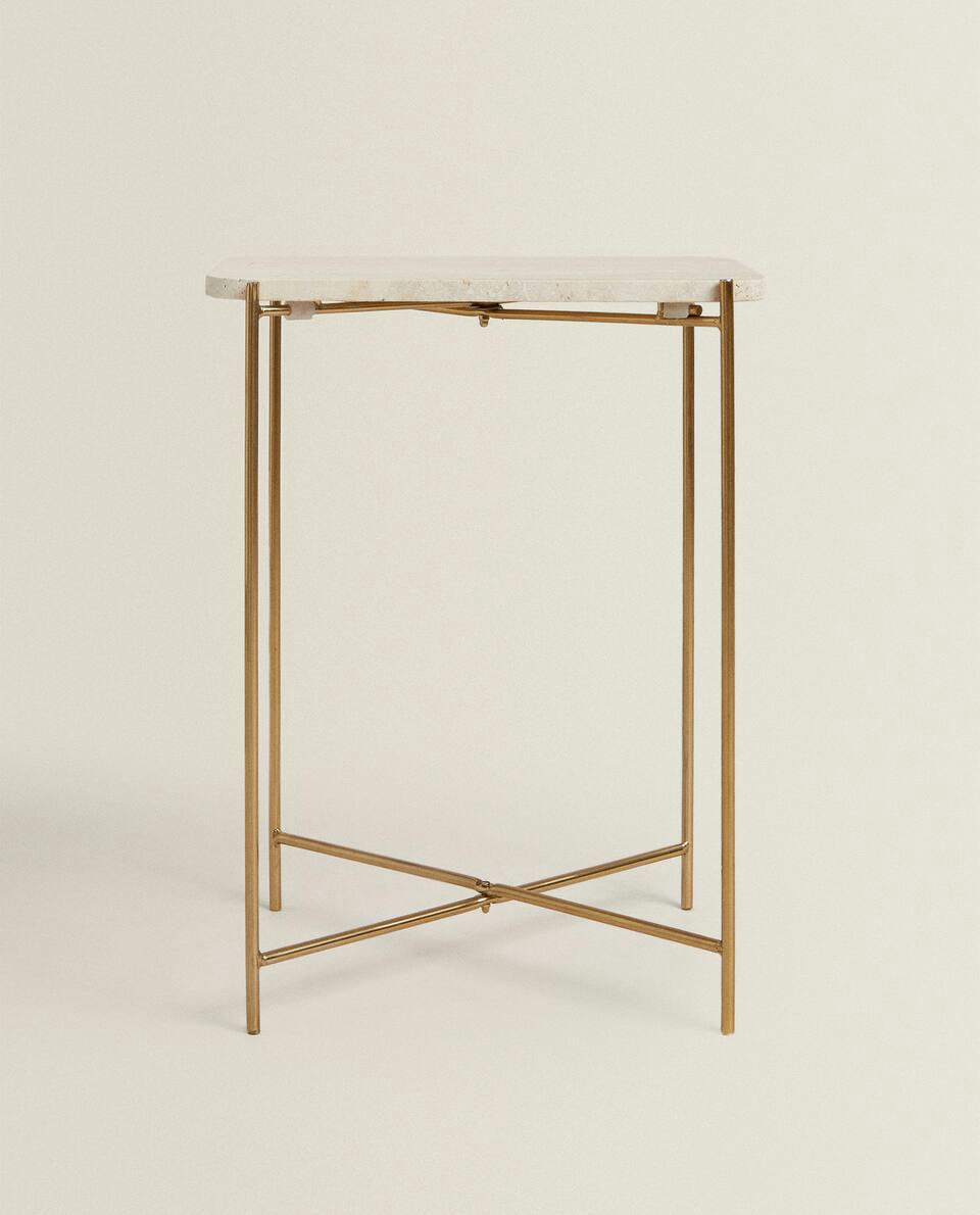 MARBLE SIDE TABLE