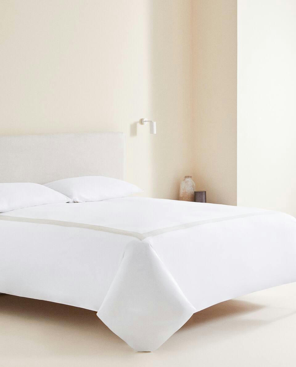 DUVET COVER WITH BORDER