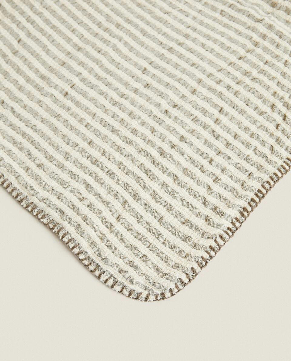 STRIPED PET BLANKET