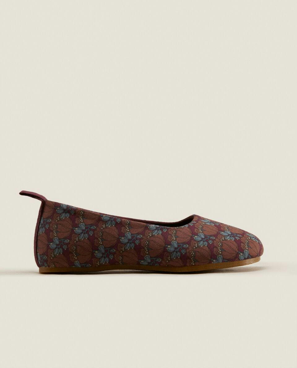 FLORAL BALLET FLATS