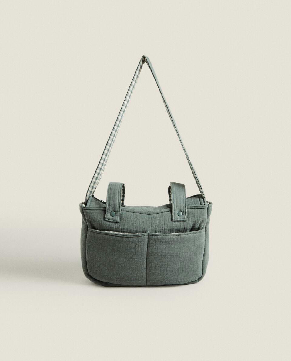 CHILDREN’S GINGHAM MATERNITY BAG