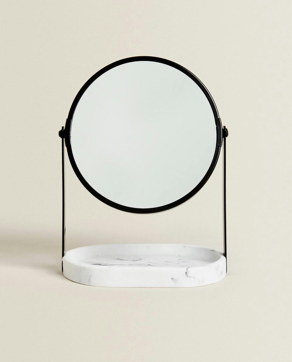 TABLE MIRROR WITH RESIN BASE